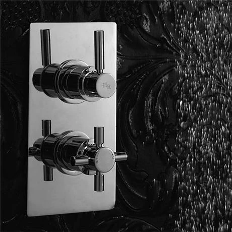 Hudson Reed Tec Pura Twin Concealed Thermostatic Shower Valve - A3003V Hudson Reed Tec Pura Twin Concealed Thermostatic Shower Valve - A3003V -Hudson Reed Shop A3003V d 375