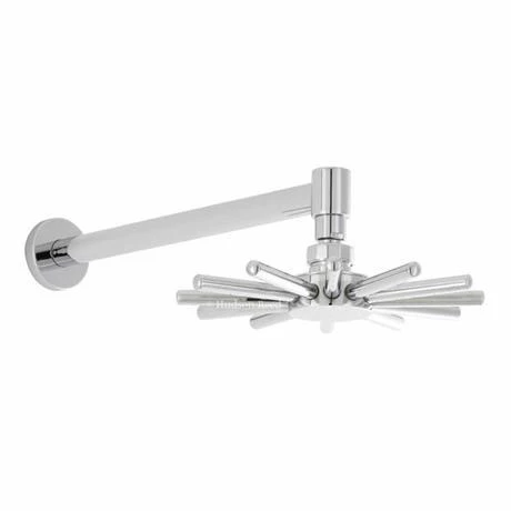 Hudson Reed Modern Cloudburst Fixed Shower Head + Arm 3 Hudson Reed Modern Cloudburst Fixed Shower Head + Arm