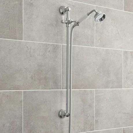 Hudson Reed Traditional Twin Concealed Thermostatic Shower Valve + Slide Rail Kit Hudson Reed Traditional Twin Concealed Thermostatic Shower Valve + Slide Rail Kit -Hudson Reed Shop A3099C A3211 d1 460
