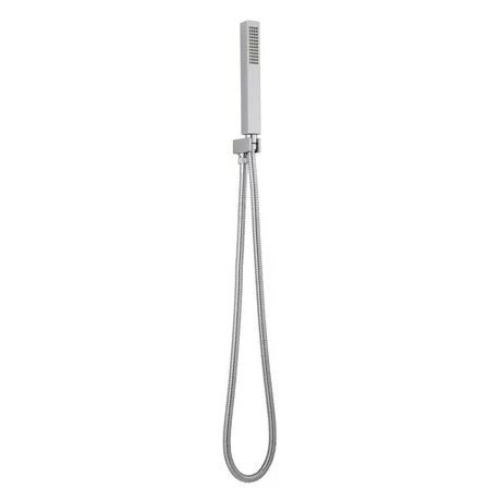 Hudson Reed Square Outlet Elbow W/ Parking Bracket, Flex & Handset - A3264