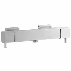 Hudson Reed Quadro Thermostatic Bar Valve With Kubix Slide Rail Kit - Chrome -Hudson Reed Shop A3503 A3181 nd2 460