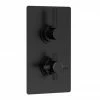 Hudson Reed Tec Pura Twin Concealed Thermostatic Shower Valve - Matt Black - A4003V 1 Hudson Reed Tec Pura Twin Concealed Thermostatic Shower Valve - Matt Black - A4003V -Hudson Reed Shop A4003V m
