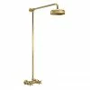 Hudson Reed Brushed Brass Thermostatic Shower Valve With Rigid Riser & Fixed Head - A8118 2 Hudson Reed Brushed Brass Thermostatic Shower Valve With Rigid Riser & Fixed Head - A8118 -Hudson Reed Shop A8118 P
