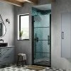 Hudson Reed Apex Matt Black Hinged Shower Door - Various Widths 2 Hudson Reed Apex Matt Black Hinged Shower Door - Various Widths -Hudson Reed Shop ADHD80 E8 m