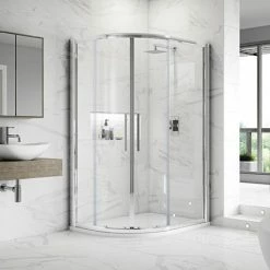 Hudson Reed Apex Offset Quadrant Shower Enclosure - Various Size Options