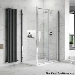 Hudson Reed Apex Sliding Shower Door Only - Various Size Options 6 Hudson Reed Apex Sliding Shower Door Only - Various Size Options -Hudson Reed Shop APEXSLI d2 460