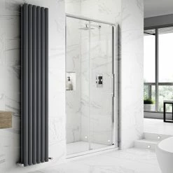 Hudson Reed Apex Sliding Shower Door Only - Various Size Options