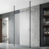 Hudson Reed Free Standing Wet Room Screen With Black Double Ceiling Posts 2 Hudson Reed Free Standing Wet Room Screen With Black Double Ceiling Posts -Hudson Reed Shop BGPCP070 P