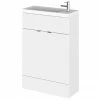 Hudson Reed Fusion Gloss White 605x260mm Compact Vanity Unit & Basin -Hudson Reed Shop CBI106 p