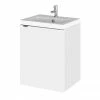 Hudson Reed Fusion 400mm Gloss White Full Depth Wall Hung Unit & Basin 2 Hudson Reed Fusion 400mm Gloss White Full Depth Wall Hung Unit & Basin -Hudson Reed Shop CBI139 P