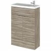 Hudson Reed Fusion Driftwood 605x260mm Compact Vanity Unit & Basin 2 Hudson Reed Fusion Driftwood 605x260mm Compact Vanity Unit & Basin -Hudson Reed Shop CBI206 p