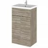 Hudson Reed Fusion Driftwood 505x360mm Vanity Unit & Basin