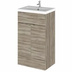 Hudson Reed Fusion Driftwood 505x360mm Vanity Unit & Basin