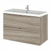Hudson Reed Fusion 800mm Driftwood Full Depth Wall Hung 2-Drawer Unit & Basin 1 Hudson Reed Fusion 800mm Driftwood Full Depth Wall Hung 2-Drawer Unit & Basin -Hudson Reed Shop CBI231 P
