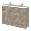 Hudson Reed Fusion 1200mm Driftwood Full Depth Floorstanding Unit & Double Basin 2 Hudson Reed Fusion 1200mm Driftwood Full Depth Floorstanding Unit & Double Basin -Hudson Reed Shop CBI234 P