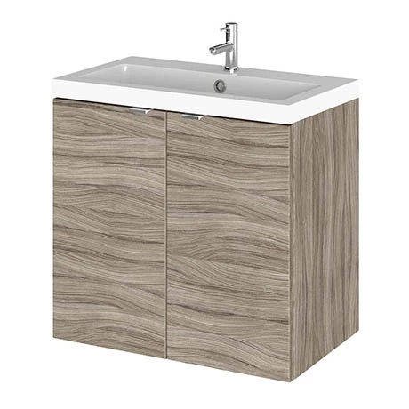 Hudson Reed 600mm Driftwood Full Depth Wall Hung 2-Door Unit & Basin Hudson Reed 600mm Driftwood Full Depth Wall Hung 2-Door Unit & Basin -Hudson Reed Shop CBI236 P