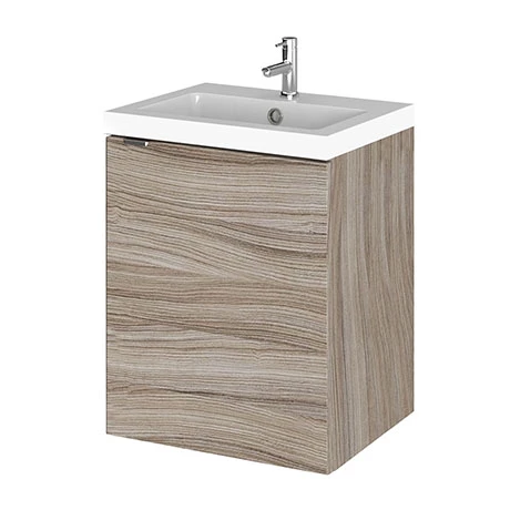 Hudson Reed Fusion 400mm Driftwood Full Depth Wall Hung Unit & Basin Hudson Reed Fusion 400mm Driftwood Full Depth Wall Hung Unit & Basin -Hudson Reed Shop CBI239 P