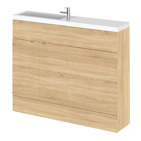 Hudson Reed 1100mm Natural Oak Compact Combination Unit (600 Vanity + 500 WC unit) Hudson Reed 1100mm Natural Oak Compact Combination Unit (600 Vanity + 500 WC Unit) -Hudson Reed Shop CBI301 prod