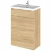 Hudson Reed Fusion Natural Oak 605x360mm Vanity Unit & Basin -Hudson Reed Shop CBI307 p