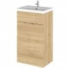 Hudson Reed Fusion Natural Oak 505x360mm Vanity Unit & Basin 2 Hudson Reed Fusion Natural Oak 505x360mm Vanity Unit & Basin -Hudson Reed Shop CBI324 p