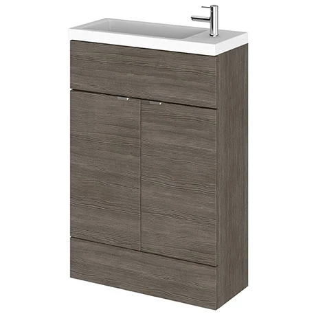 Hudson Reed Fusion Grey Avola 605x260mm Compact Vanity Unit & Basin Hudson Reed Fusion Grey Avola 605x260mm Compact Vanity Unit & Basin -Hudson Reed Shop CBI506 p