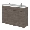Hudson Reed Fusion 1200mm Grey Avola Full Depth Floorstanding Unit & Double Basin 1 Hudson Reed Fusion 1200mm Grey Avola Full Depth Floorstanding Unit & Double Basin -Hudson Reed Shop CBI534 P