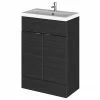 Hudson Reed Fusion Black 605x360mm Vanity Unit & Basin -Hudson Reed Shop CBI607 p