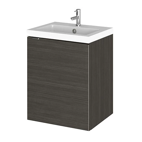 Hudson Reed Fusion 400mm Hacienda Black Full Depth Wall Hung Unit & Basin Hudson Reed Fusion 400mm Hacienda Black Full Depth Wall Hung Unit & Basin -Hudson Reed Shop CBI639 P