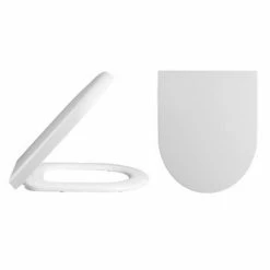 Hudson Reed Luna Flush To Wall Toilet + Soft Close Seat -Hudson Reed Shop CMA009 d2 460