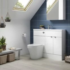 Hudson Reed Luna Round Back To Wall Pan With Top-Fixing Soft Close Seat - CPA008 -Hudson Reed Shop CPA008 detail3 460