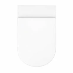 Hudson Reed Luna Round Back To Wall Pan With Top-Fixing Soft Close Seat - CPA008 -Hudson Reed Shop CPA008 n d3 460