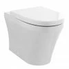 Hudson Reed Luna Round Back To Wall Pan With Top-Fixing Soft Close Seat - CPA008 2 Hudson Reed Luna Round Back To Wall Pan With Top-Fixing Soft Close Seat - CPA008 -Hudson Reed Shop CPA008 prod