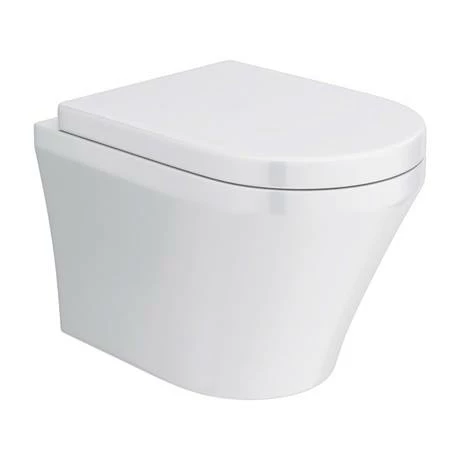 Hudson Reed Luna Round Wall Hung Toilet inc. Soft Close Seat Hudson Reed Luna Round Wall Hung Toilet Inc. Soft Close Seat -Hudson Reed Shop CPA027 d1 460