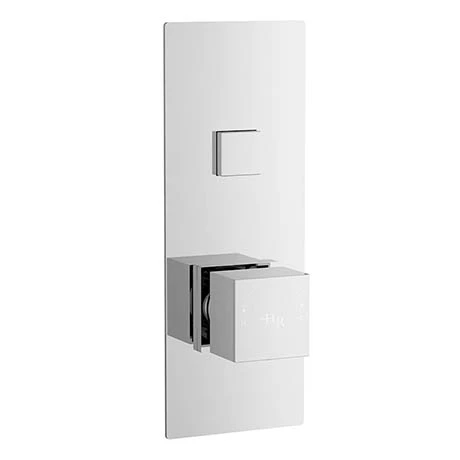 Hudson Reed Ignite Square One Outlet Push-Button Thermostatic Shower Valve Chrome - CPB3310 Hudson Reed Ignite Square One Outlet Push-Button Thermostatic Shower Valve Chrome - CPB3310 -Hudson Reed Shop CPB3310 P