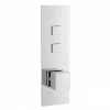 Hudson Reed Ignite Square Two Outlet Push-Button Thermostatic Shower Valve Chrome - CPB3311 1 Hudson Reed Ignite Square Two Outlet Push-Button Thermostatic Shower Valve Chrome - CPB3311 -Hudson Reed Shop CPB3311 P