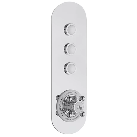Hudson Reed Topaz Traditional Three Outlet Push-Button Shower Valve - CPB5312 Hudson Reed Topaz Traditional Three Outlet Push-Button Shower Valve - CPB5312 -Hudson Reed Shop CPB5312 p