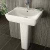 Hudson Reed Arlo 550mm 1TH Basin + Full Pedestal -Hudson Reed Shop CPC025 p