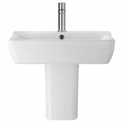 Hudson Reed Arlo 550mm 1TH Basin + Semi Pedestal