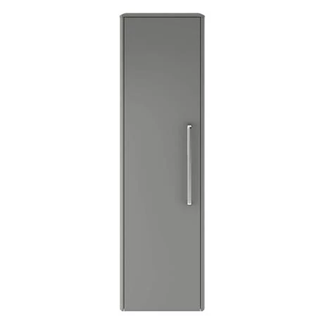 Hudson Reed Solar 350mm Wall Hung Tall Unit - Cool Grey - CUR262 3 Hudson Reed Solar 350mm Wall Hung Tall Unit - Cool Grey - CUR262