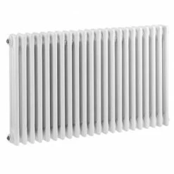Hudson Reed Colosseum Triple Column Radiator 600 X 1011mm - White - HX306