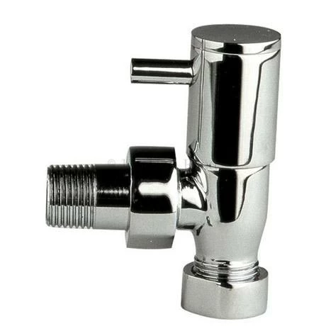 Hudson Reed Minimalist Chrome Radiator Valves - Angled - HT310 Hudson Reed Minimalist Chrome Radiator Valves - Angled - HT310 -Hudson Reed Shop Contemporary Angled Minimalist Radiator Valve Pack HT310 Medium