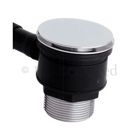 Hudson Reed Sprung Plug Bath Waste & Overflow - Chrome - EK321 - Image 3