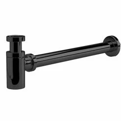 Hudson Reed Minimalist Bottle Trap - Matt Black - EK402