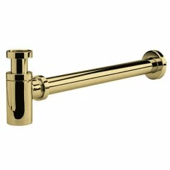 Hudson Reed Minimalist Bottle Trap - Brushed Brass - EK802