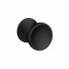 Hudson Reed Matt Black Indented Round Knob Furniture Handle - 30mm Diameter - H213 -Hudson Reed Shop H213 n p