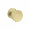 Hudson Reed Brushed Brass Indented Round Knob Furniture Handle - 30mm Diameter - H313 -Hudson Reed Shop H313 prod