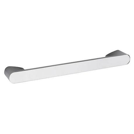 1 X Hudson Reed Rounded Chrome Furniture Handle (215 X 30mm) - H401 3 1 X Hudson Reed Rounded Chrome Furniture Handle (215 X 30mm) - H401