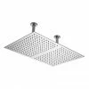 Hudson Reed Rectangular Dual Ceiling Mounted Shower Head 600 X 400mm- Stainless Steel - HEAD66 2 Hudson Reed Rectangular Dual Ceiling Mounted Shower Head 600 X 400mm- Stainless Steel - HEAD66 -Hudson Reed Shop HEAD66 P