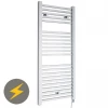 Hudson Reed 1110 X 500mm Electric Square Heated Towel Rail - Chrome - HL151 -Hudson Reed Shop HL151 prod