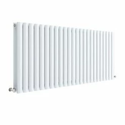 Hudson Reed Revive 600 X 1398mm Horizontal Double Panel Radiator - Gloss White - HL340D